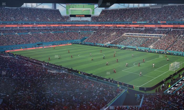 Hard Rock Stadium - Section Mezzanine Suite 12 A Seat View