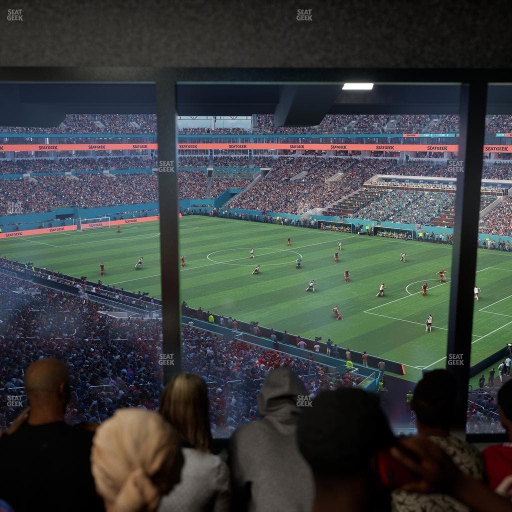 Hard Rock Stadium - Section Mezzanine Suite 12 A Seat View