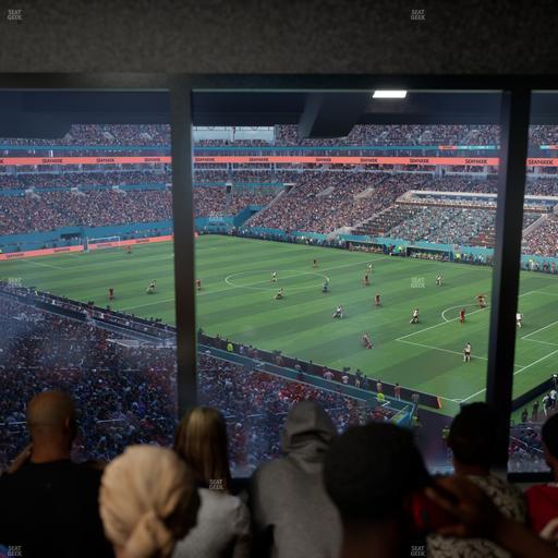 Hard Rock Stadium - Section Mezzanine Suite 12 A Seat View