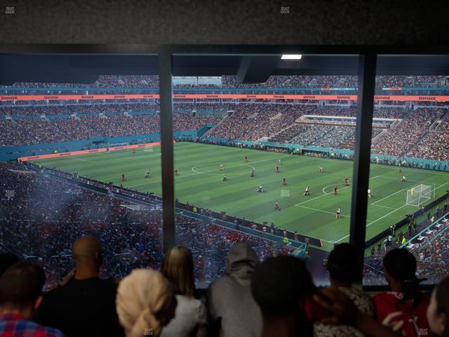 Hard Rock Stadium - Section Mezzanine Suite 12 A Seat View Hard Rock Stadium - Section Mezzanine Suite 12 A Seat View