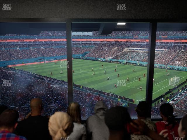 Hard Rock Stadium - Section Mezzanine Suite 12 A Seat View