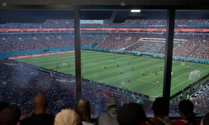 Hard Rock Stadium - Section Mezzanine Suite 12 A Seat View