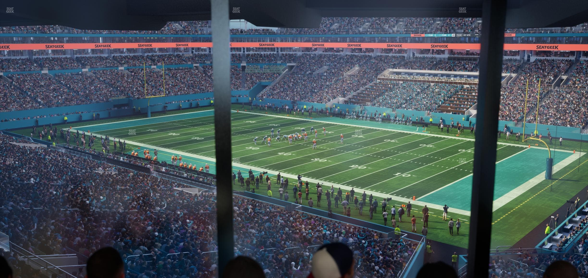 Hard Rock Stadium - Section Mezzanine Suite 12 B Seat View