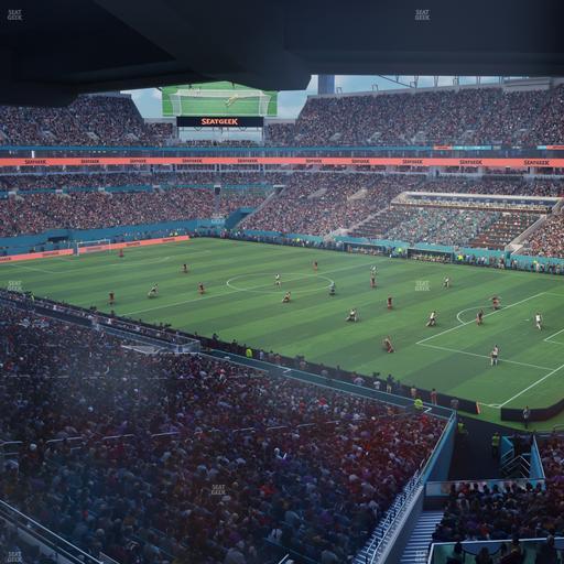 Hard Rock Stadium - Section Mezzanine Suite 12 B Seat View