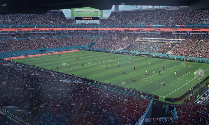 Hard Rock Stadium - Section Mezzanine Suite 12 B Seat View