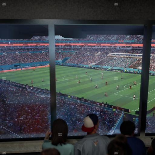 Hard Rock Stadium - Section Mezzanine Suite 12 B Seat View