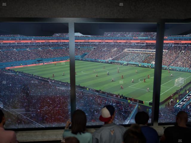 Hard Rock Stadium - Section Mezzanine Suite 12 B Seat View Hard Rock Stadium - Section Mezzanine Suite 12 B Seat View