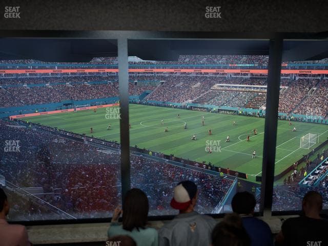 Hard Rock Stadium - Section Mezzanine Suite 12 B Seat View