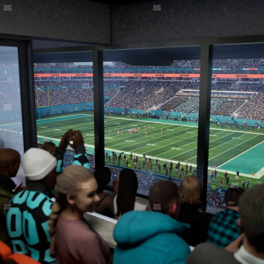Hard Rock Stadium - Section Mezzanine Suite 13 A Seat View