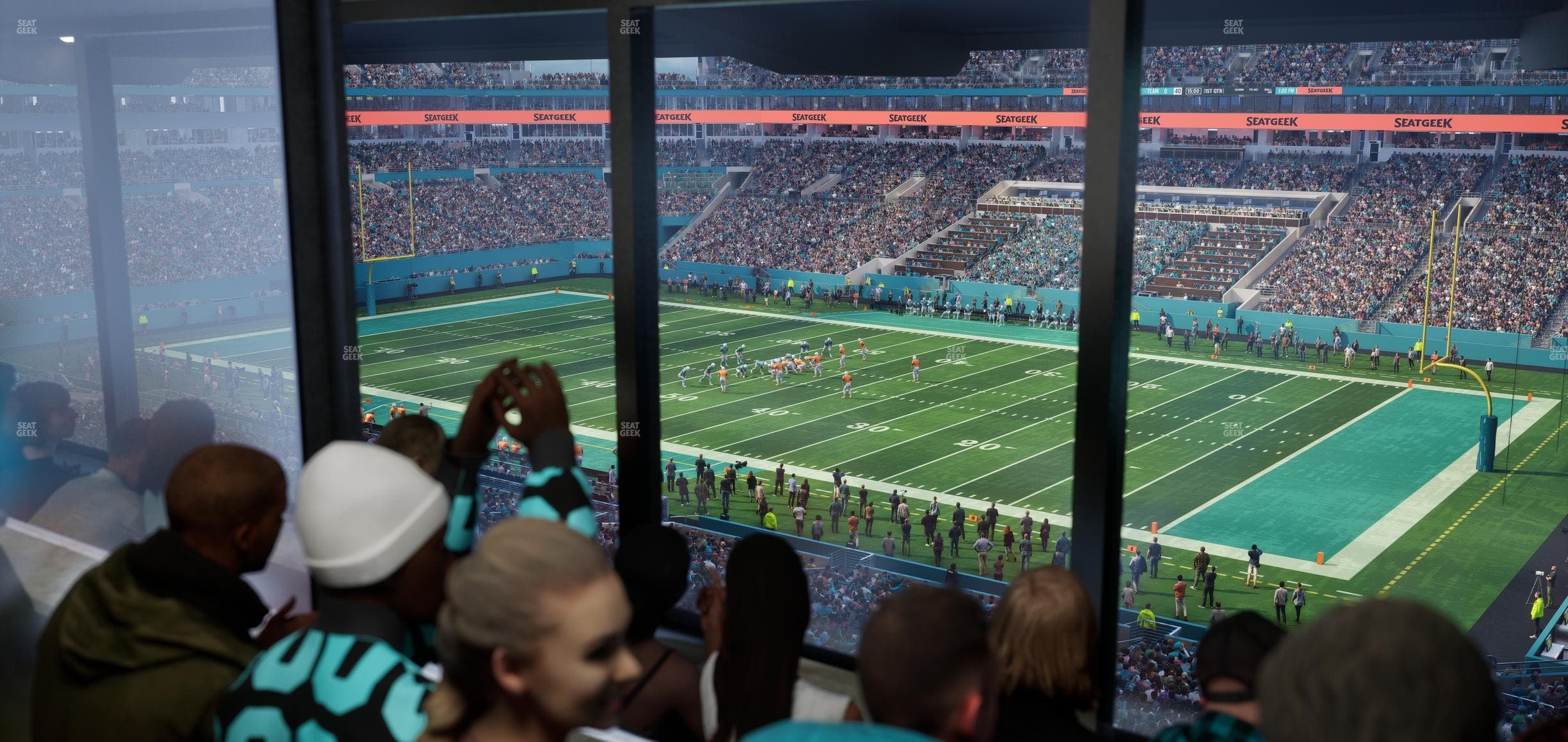 Hard Rock Stadium - Section Mezzanine Suite 13 A Seat View
