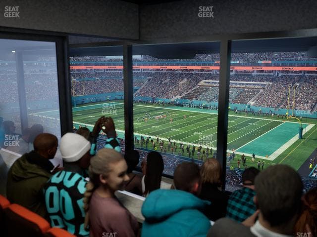Hard Rock Stadium - Section Mezzanine Suite 13 A Seat View