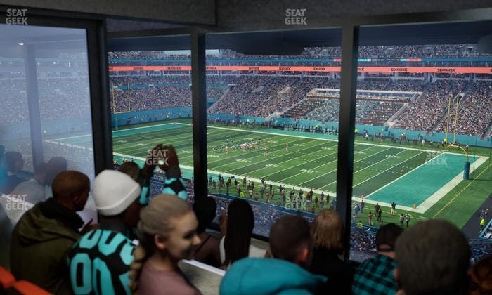 Hard Rock Stadium - Section Mezzanine Suite 13 A Seat View