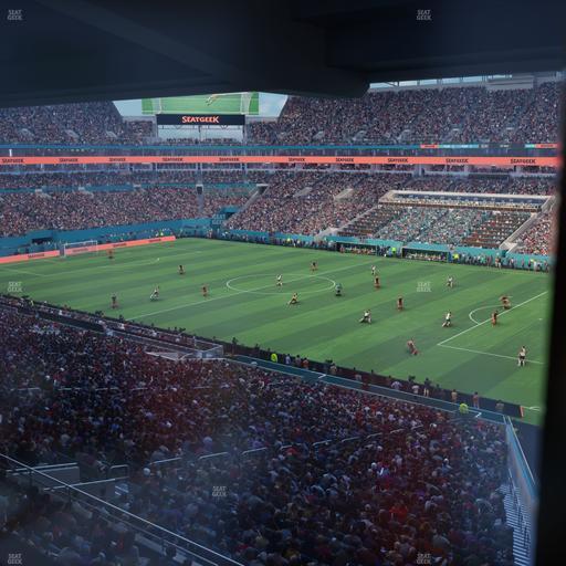 Hard Rock Stadium - Section Mezzanine Suite 13 A Seat View