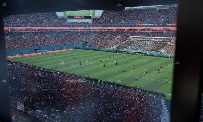 Hard Rock Stadium - Section Mezzanine Suite 13 A Seat View