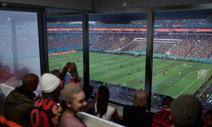 Hard Rock Stadium - Section Mezzanine Suite 13 A Seat View