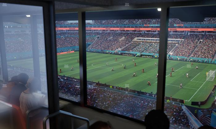 Hard Rock Stadium - Section Mezzanine Suite 13 B Seat View