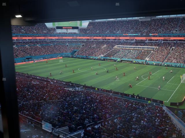 Hard Rock Stadium - Section Mezzanine Suite 14 A Seat View