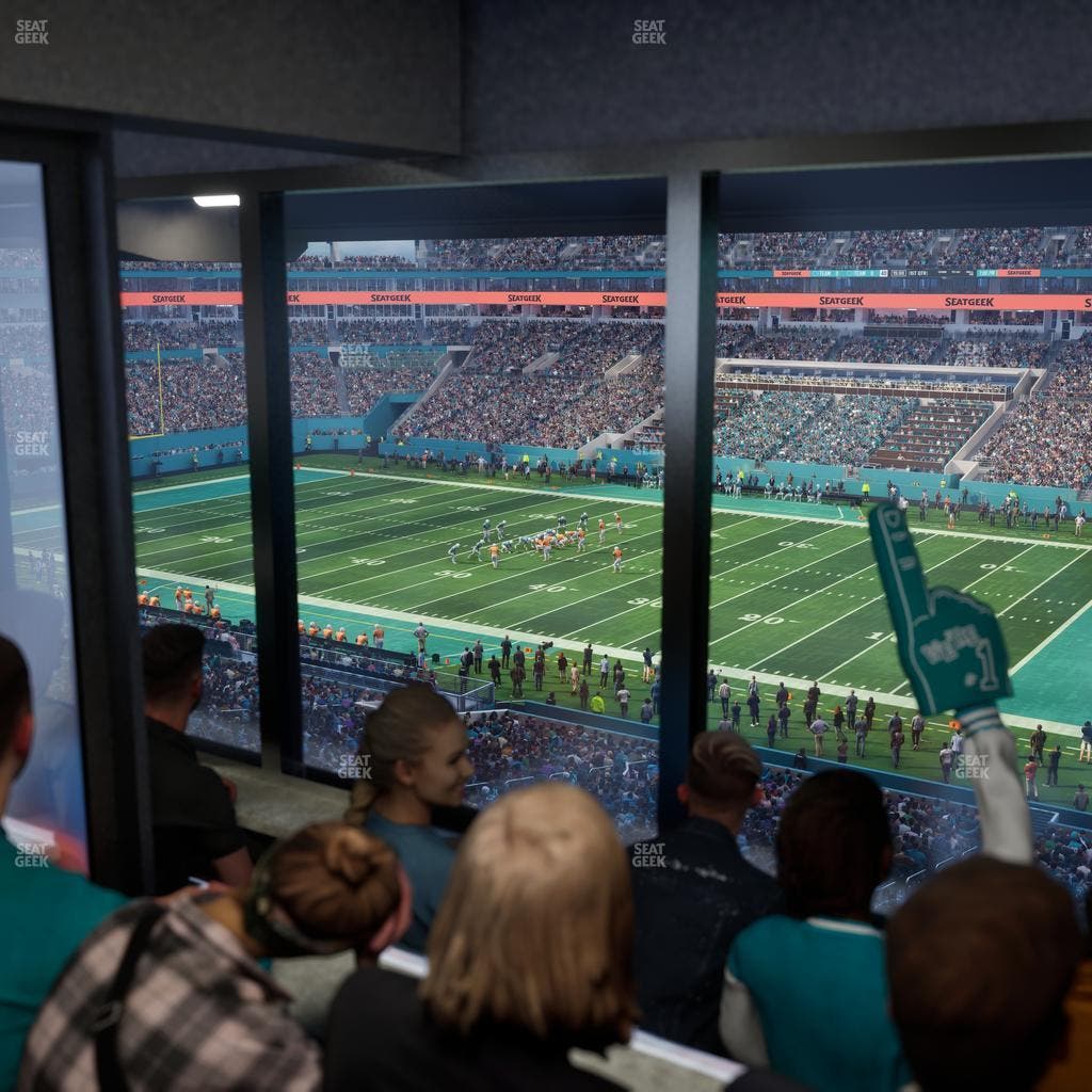 Hard Rock Stadium - Section Mezzanine Suite 14 A Seat View