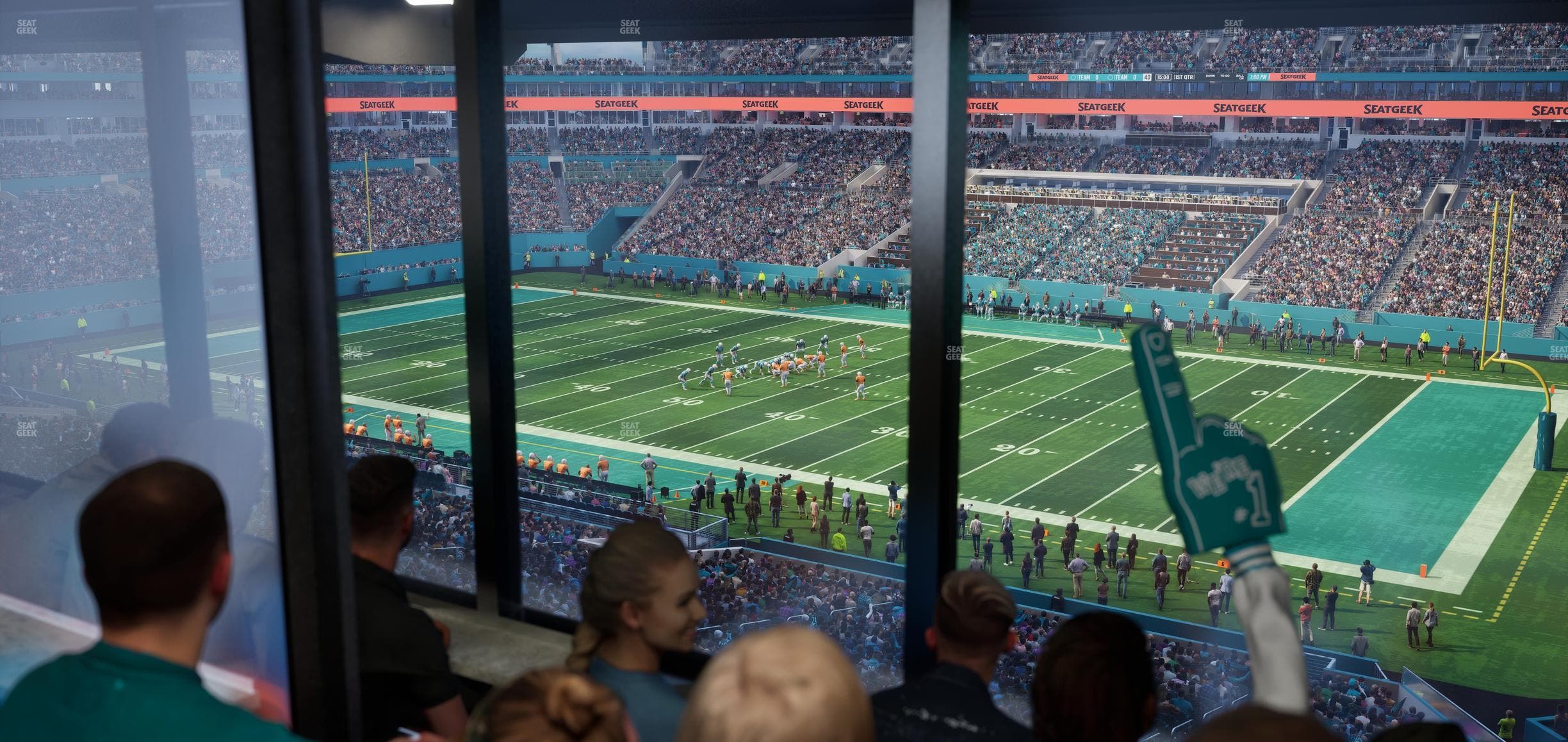 Hard Rock Stadium - Section Mezzanine Suite 14 A Seat View