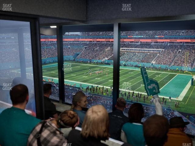 Hard Rock Stadium - Section Mezzanine Suite 14 A Seat View