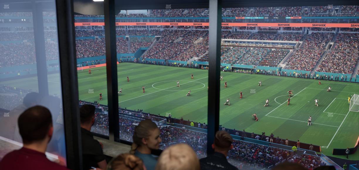 Hard Rock Stadium - Section Mezzanine Suite 14 A Seat View