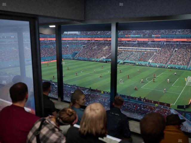 Hard Rock Stadium - Section Mezzanine Suite 14 A Seat View Hard Rock Stadium - Section Mezzanine Suite 14 A Seat View