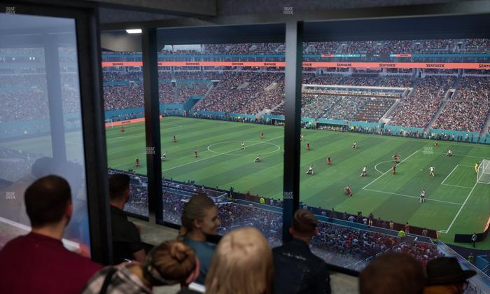 Hard Rock Stadium - Section Mezzanine Suite 14 A Seat View