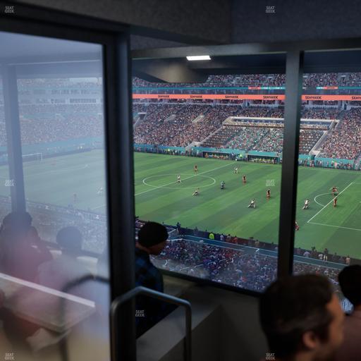 Hard Rock Stadium - Section Mezzanine Suite 14 B Seat View