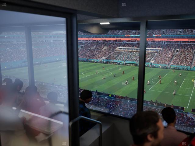 Hard Rock Stadium - Section Mezzanine Suite 14 B Seat View Hard Rock Stadium - Section Mezzanine Suite 14 B Seat View