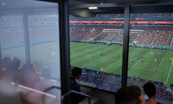 Hard Rock Stadium - Section Mezzanine Suite 14 B Seat View
