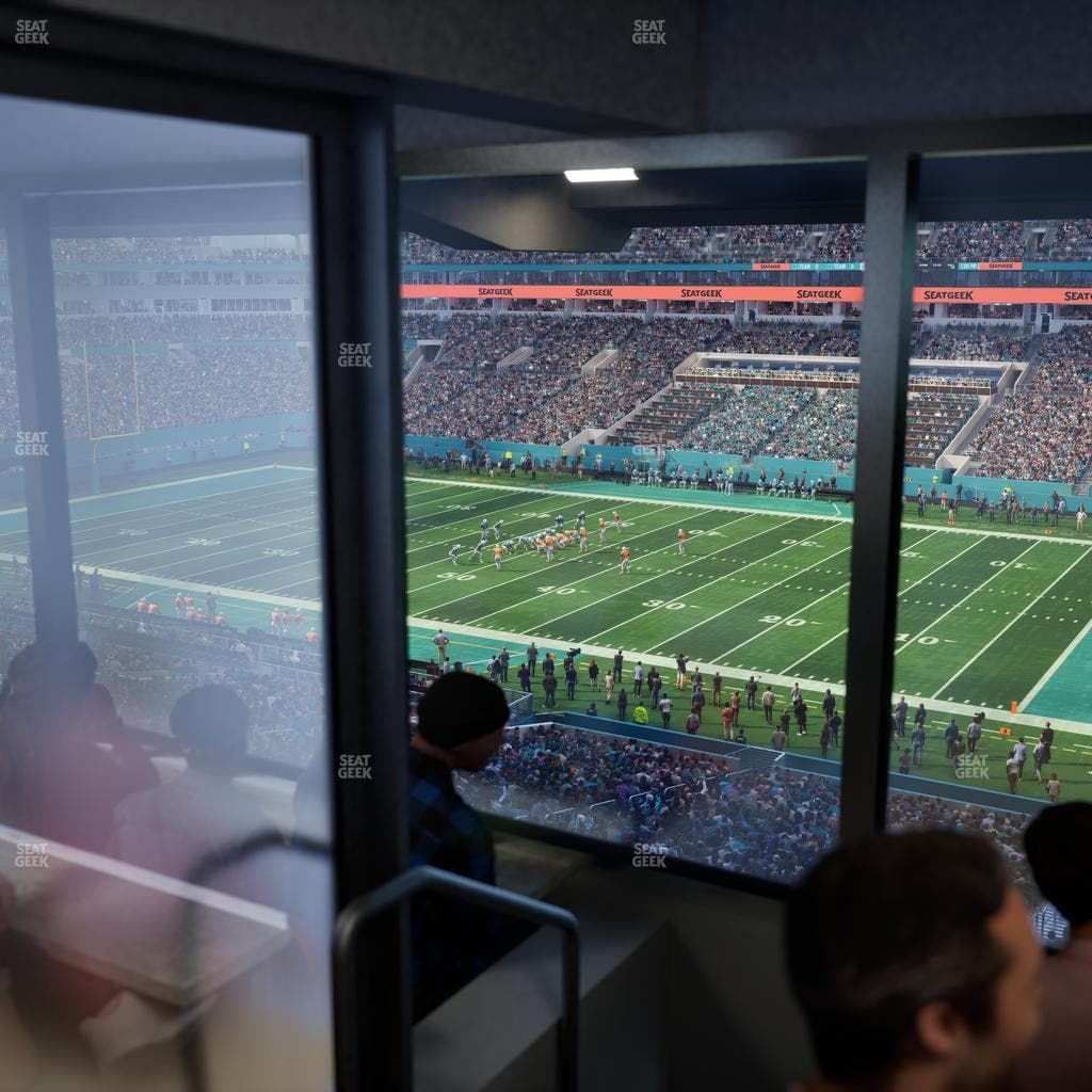 Hard Rock Stadium - Section Mezzanine Suite 14 B Seat View