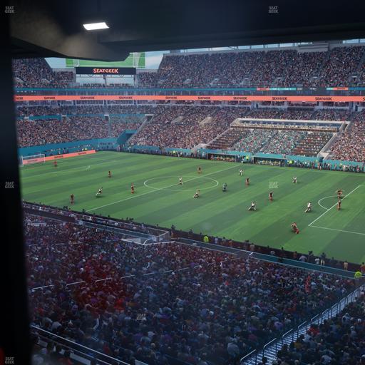 Hard Rock Stadium - Section Mezzanine Suite 14 B Seat View