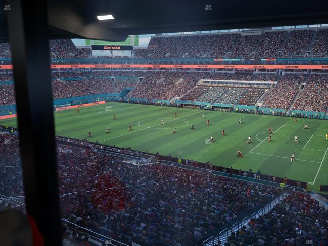 Hard Rock Stadium - Section Mezzanine Suite 14 B Seat View