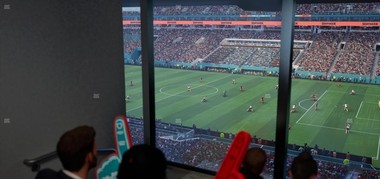 Hard Rock Stadium - Section Mezzanine Suite 14 C Seat View
