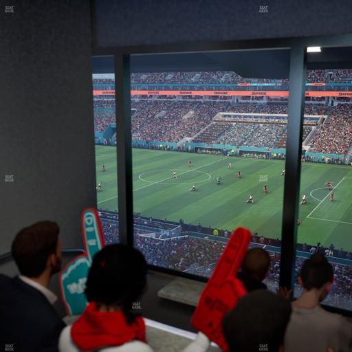 Hard Rock Stadium - Section Mezzanine Suite 14 C Seat View