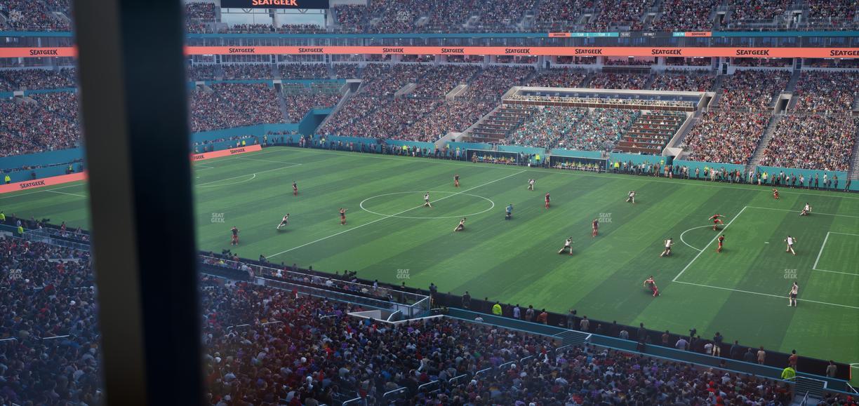 Hard Rock Stadium - Section Mezzanine Suite 14 C Seat View