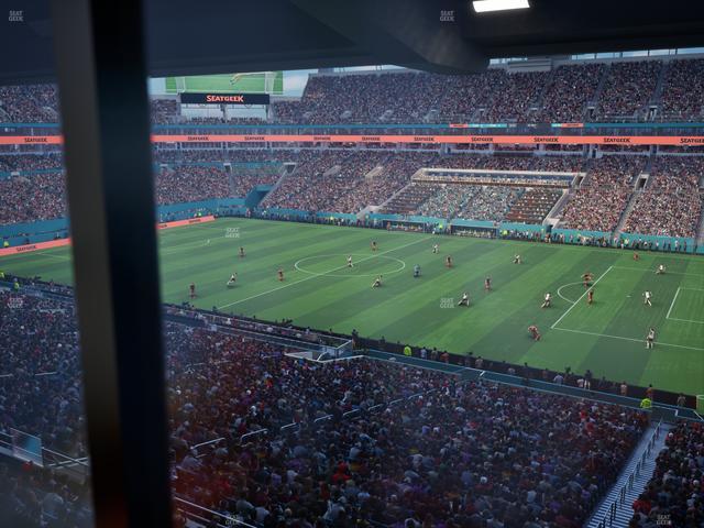 Hard Rock Stadium - Section Mezzanine Suite 14 C Seat View