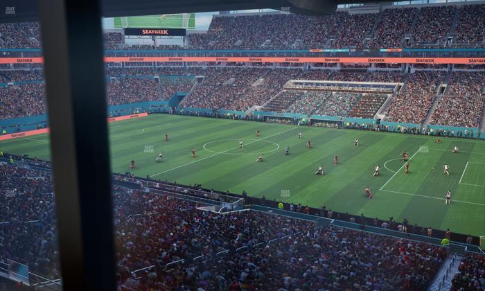 Hard Rock Stadium - Section Mezzanine Suite 14 C Seat View