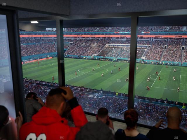 Hard Rock Stadium - Section Mezzanine Suite 15 A Seat View Hard Rock Stadium - Section Mezzanine Suite 15 A Seat View