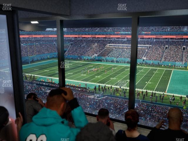 Hard Rock Stadium - Section Mezzanine Suite 15 A Seat View