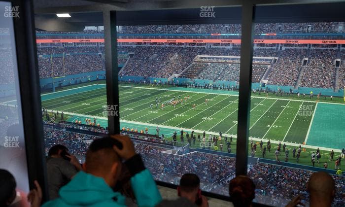 Hard Rock Stadium - Section Mezzanine Suite 15 A Seat View