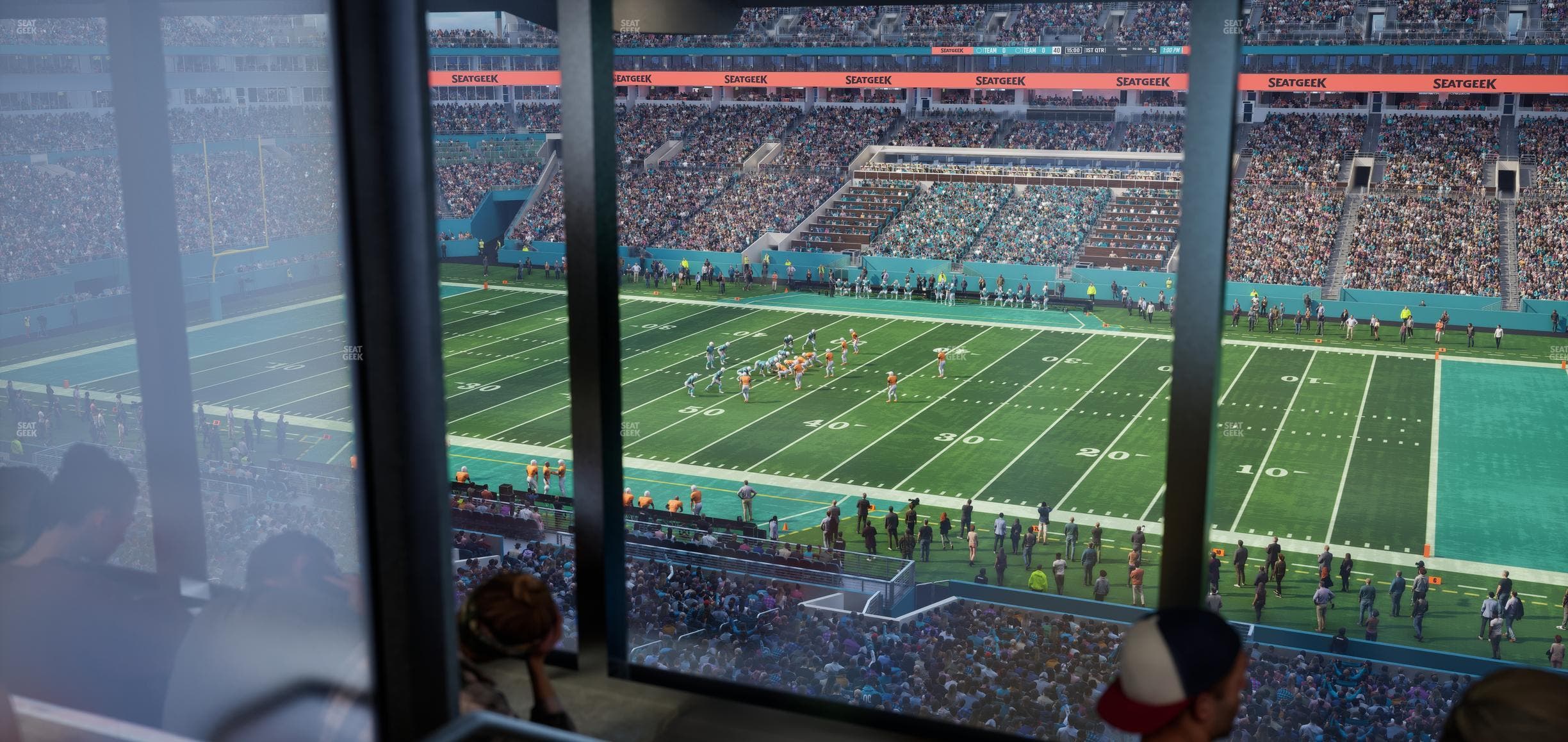 Hard Rock Stadium - Section Mezzanine Suite 15 B Seat View