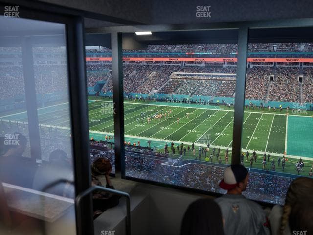 Hard Rock Stadium - Section Mezzanine Suite 15 B Seat View