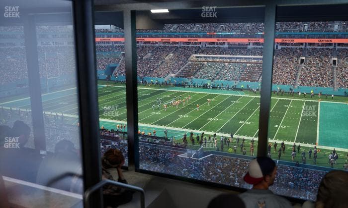 Hard Rock Stadium - Section Mezzanine Suite 15 B Seat View