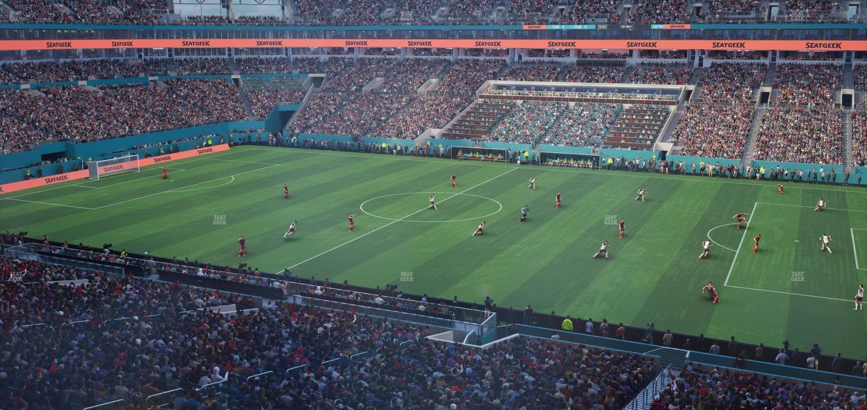 Hard Rock Stadium - Section Mezzanine Suite 15 B Seat View