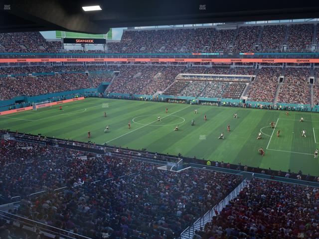 Hard Rock Stadium - Section Mezzanine Suite 15 B Seat View