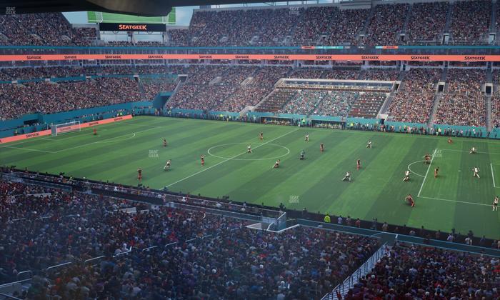 Hard Rock Stadium - Section Mezzanine Suite 15 B Seat View