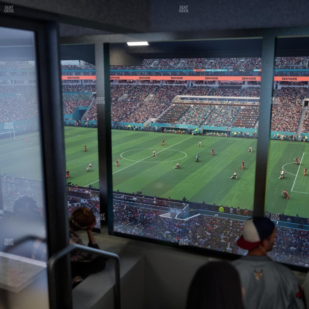 Hard Rock Stadium - Section Mezzanine Suite 15 B Seat View