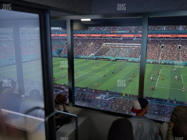 Hard Rock Stadium - Section Mezzanine Suite 15 B Seat View