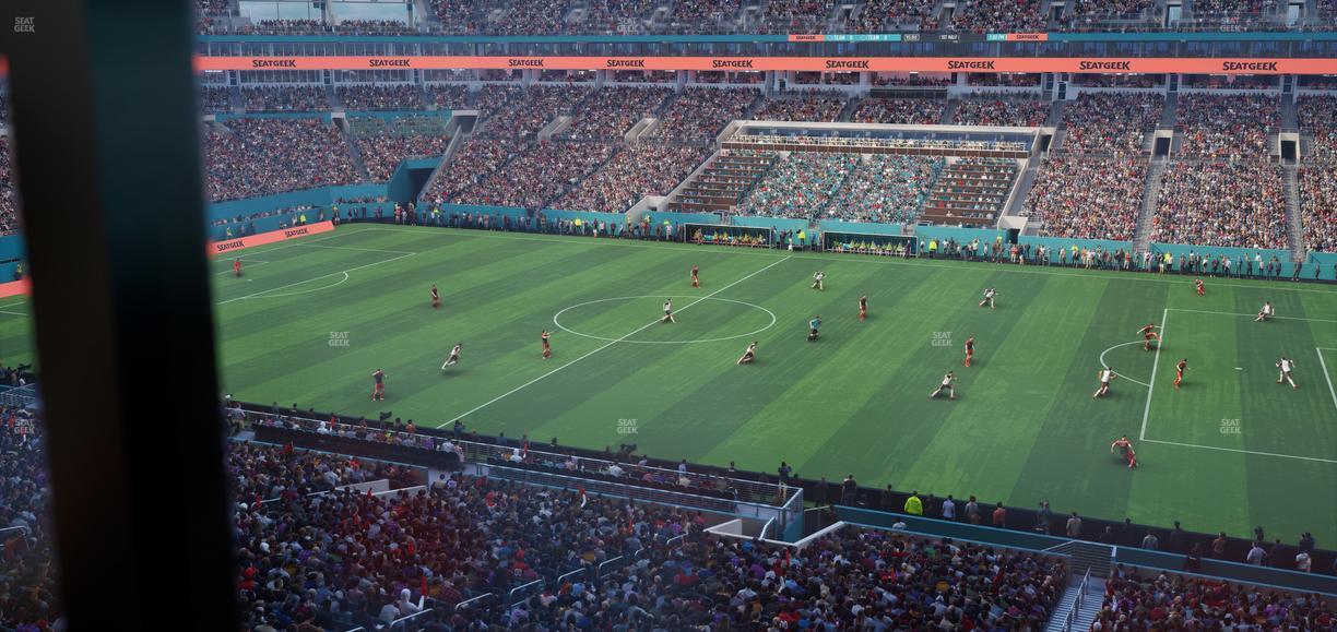 Hard Rock Stadium - Section Mezzanine Suite 15 C Seat View